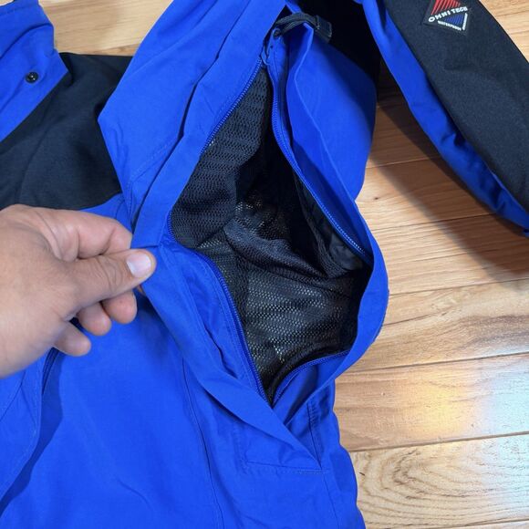 Columbia Titanium OMNI-TECH BREATHABLE SHELL WATERPROOF JACKET Sz L Men Blue - Picture 6 of 11